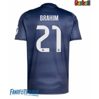 Real Madrid Brahim Diaz #21 Tricou Fotbal Replică 2025-26 Barbati Deplasare
